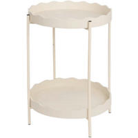 POMOĆNI STOČIĆ   - svetložuta, Osnovno, drvo/metal (40.5/40.5/54cm)