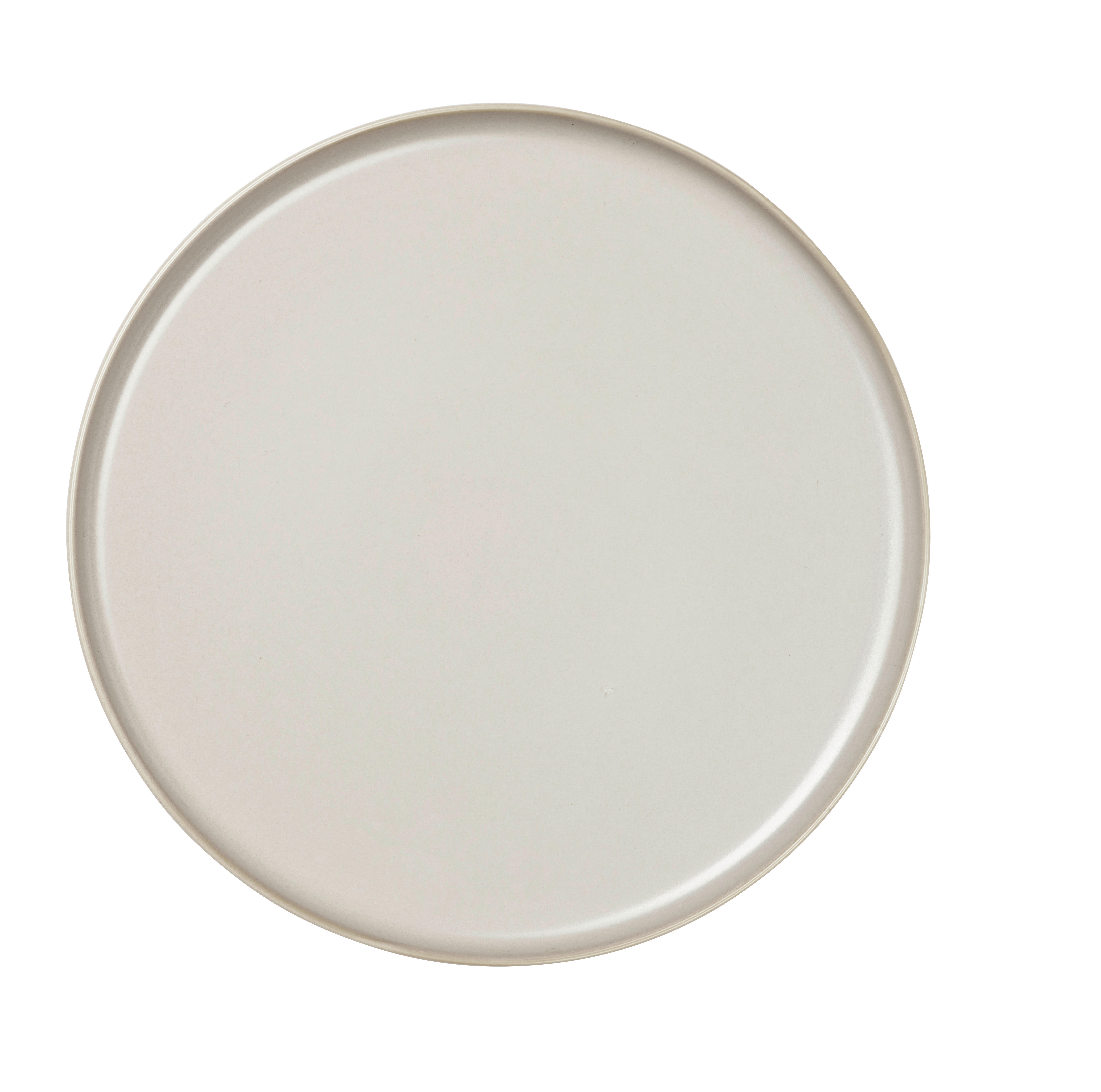 SPEISETELLER Hellgrau 26,5/1,6 cm Coppa Tofu  - Hellgrau, Design, Keramik (26,5/1,6cm) - ASA