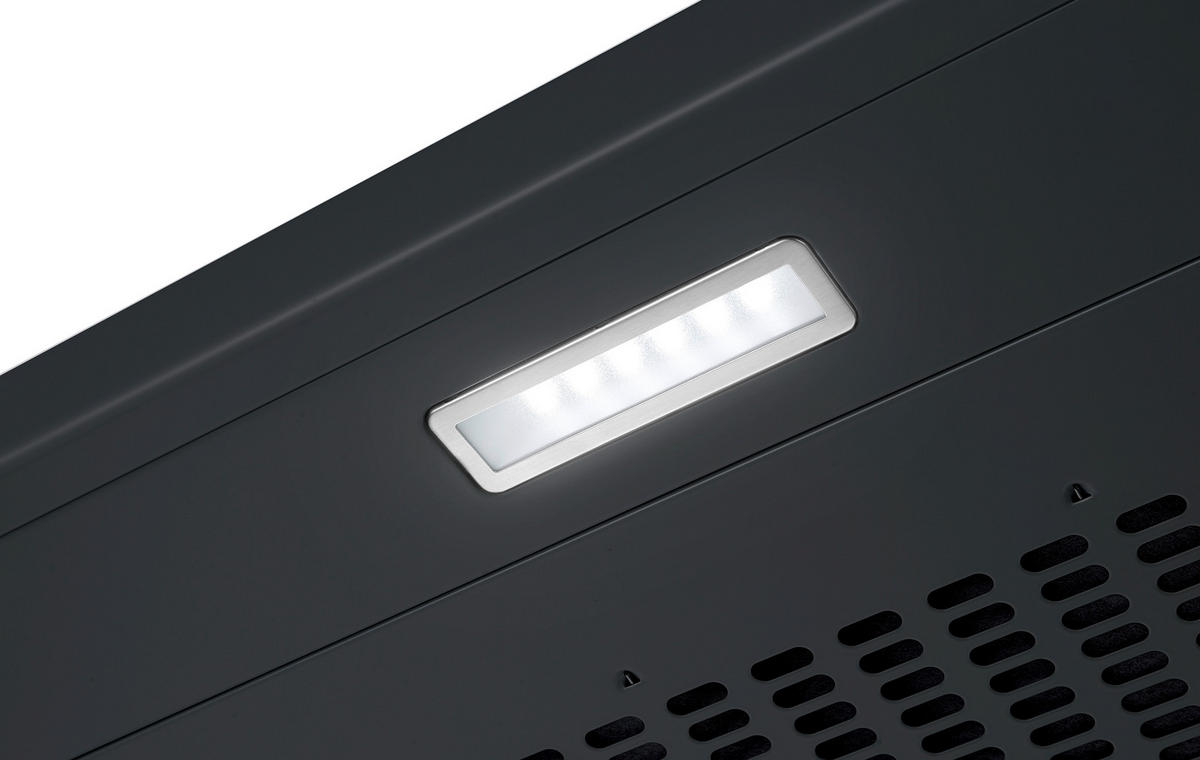 DUNSTABZUGSHAUBE CH600SC-19  - Schwarz, Trend, Metall (60/8/46,5cm) - Respekta