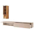 WOHNWAND Tarvis 3-teilig  in Sandfarben, Wildeiche  180/190/39 cm   - Sandfarben/Wildeiche, Design, Holz/Holzwerkstoff (180/190/39cm) - Dieter Knoll