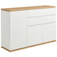 SIDEBOARD in 139/93/42 cm - Schwarz/Weiß, MODERN, Holzwerkstoff/Kunststoff (139/93/42cm) - Xora