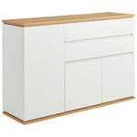 SIDEBOARD  in 139/93/42 cm  - Schwarz/Weiß, MODERN, Holzwerkstoff/Kunststoff (139/93/42cm) - Xora
