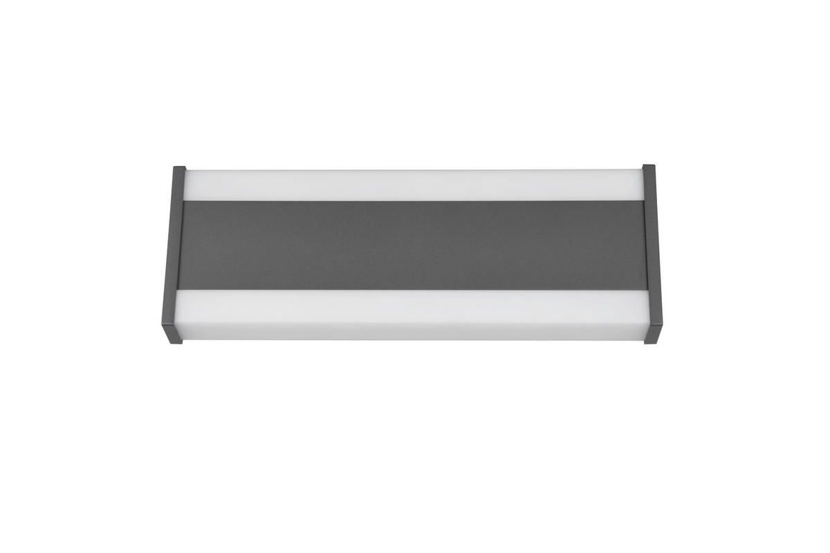 AUßENWANDLEUCHTE   - Anthrazit, Basics, Metall (10,7/30/6cm)