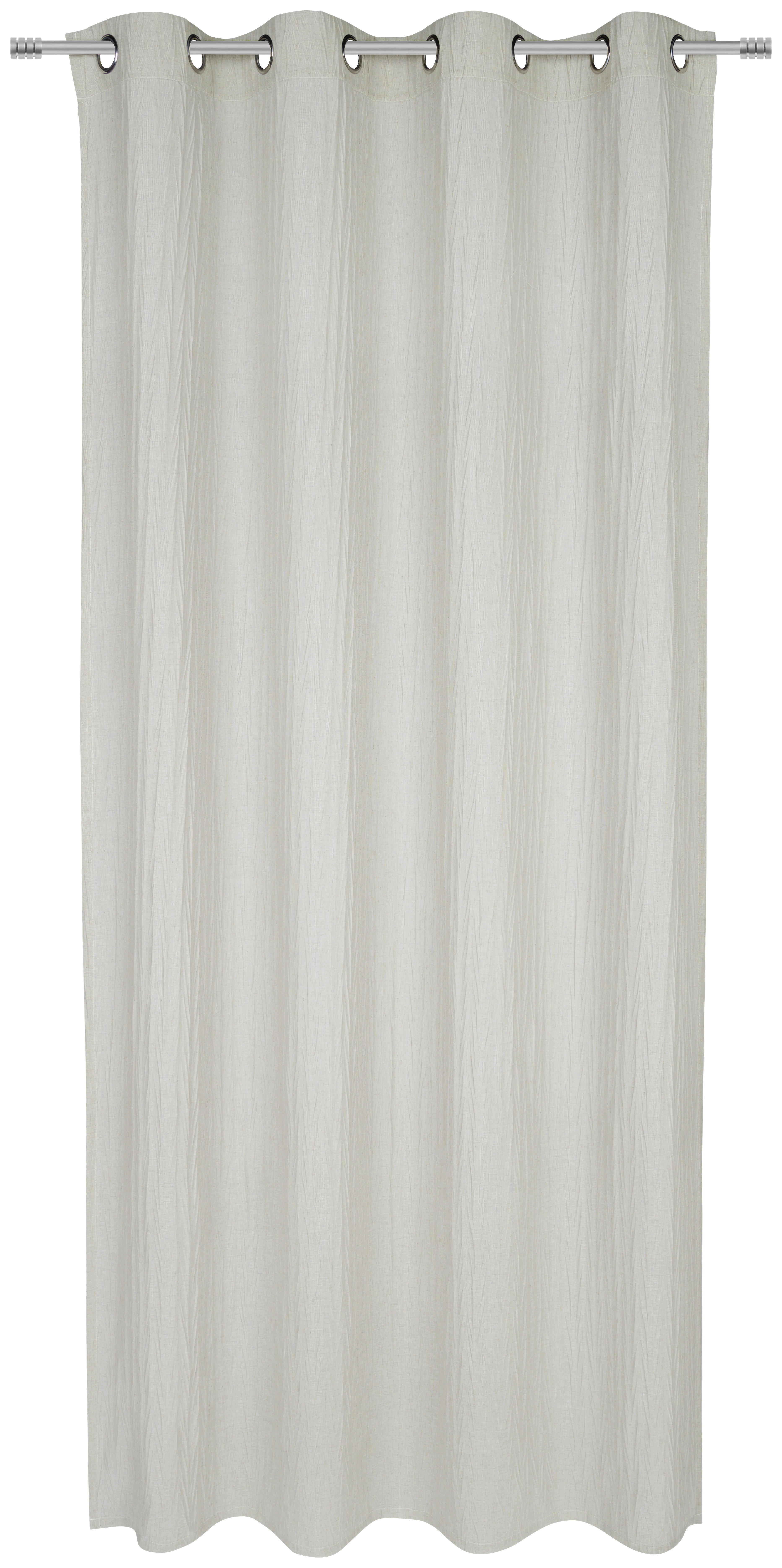 ÖSENSCHAL transparent 140/245 cm   - Taupe, Basics, Textil (140/245cm) - Esposa
