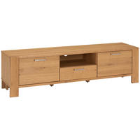 LOWBOARD  in  - Silberfarben/Naturfarben, Design, Holz/Holzwerkstoff (171/43/47cm) - MID.YOU