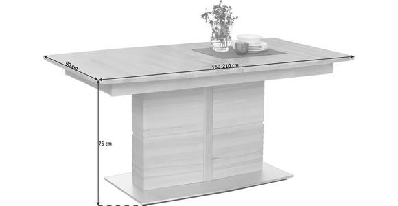 ESSTISCH in Holz 160(210)/90/75 cm - Buchefarben, KONVENTIONELL, Holz (160(210)/90/75cm) - Voleo