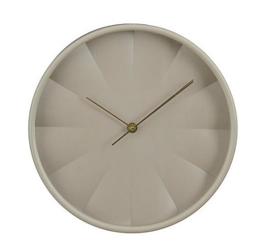 VÄGGKLOCKA ljusgrå  - ljusgrå, Natur, plast (30cm)