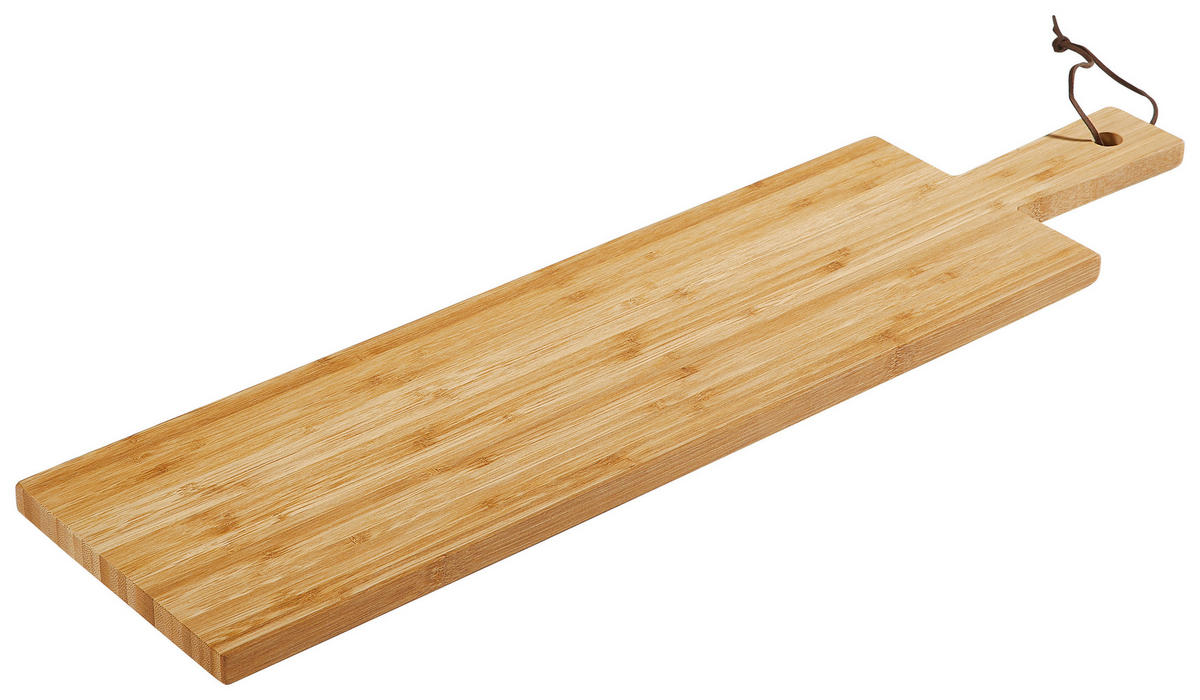 SCHNEIDEBRETT Holz Bambus  - Braun, Basics, Holz (16/61/1,5cm)