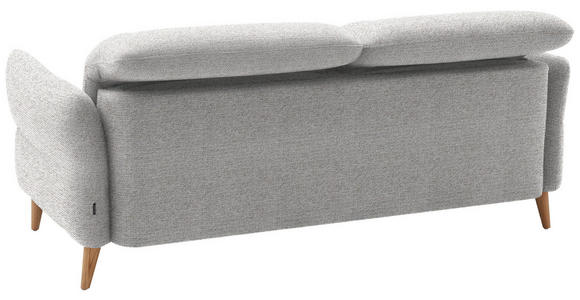 2-SITZER-SOFA in Webstoff Ecru - Ecru/Eiche Bianco, Design, Holz/Textil (192-220/85-106/98-112cm) - Dieter Knoll