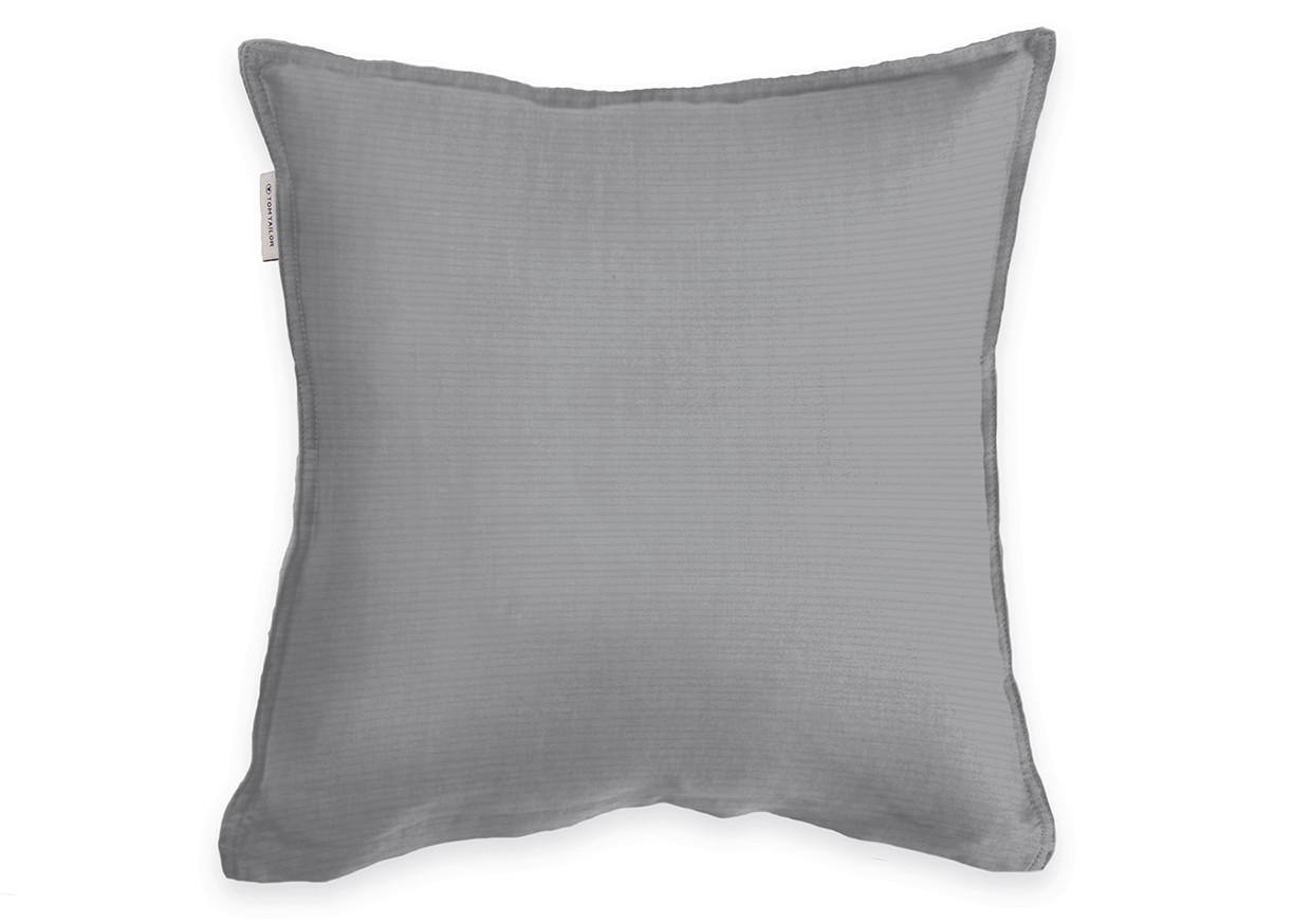 KISSENHÜLLE 40/40 cm  - Dunkelgrau/Hellgrau, Basics, Textil (40/40cm) - Tom Tailor