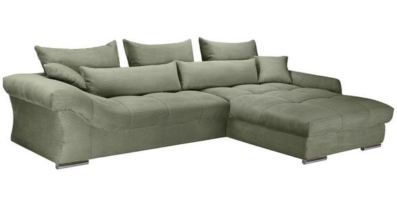 Freisteller von Carryhome ECKSOFA Olivgrün Cord.