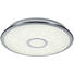 LED-DECKENLEUCHTE - Chromfarben/Weiß, Basics, Kunststoff/Metall (42/7,5cm) - Novel LED-DECKENLEUCHTE - Chromfarben/Weiß, Basics, Kunststoff/Metall (42/7,5cm) - Novel