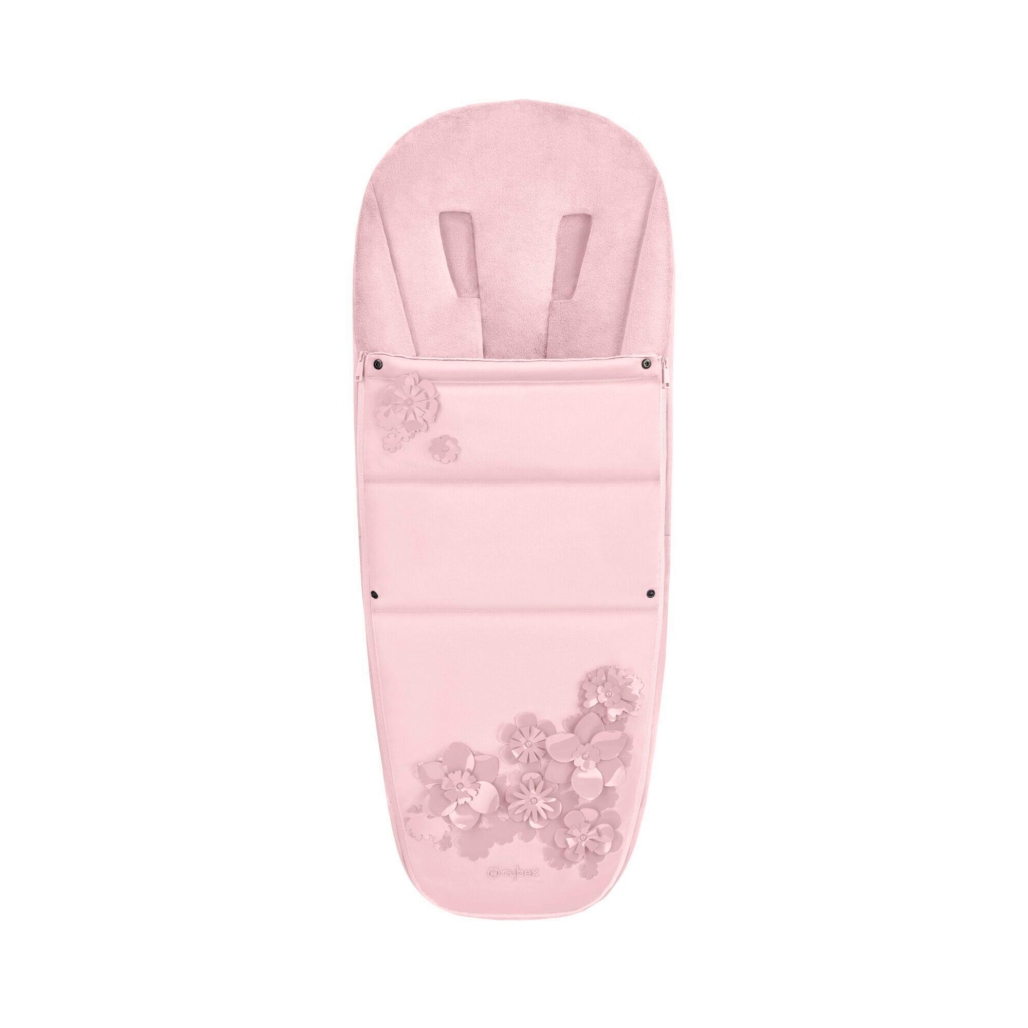 BUGGY-FUßSACK Platinum Simply Flowers Light Pink  - Rosa, LIFESTYLE, Textil (91/37/14cm) - cybex PLATINUM