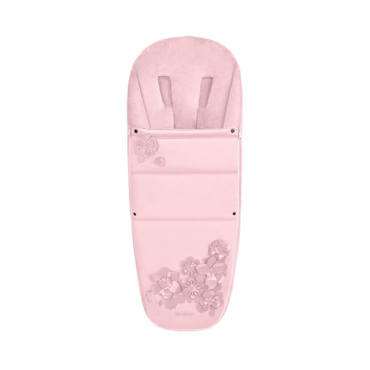 BUGGY-FUßSACK Platinum Simply Flowers Light Pink  - Rosa, LIFESTYLE, Textil (91/37/14cm) - cybex PLATINUM