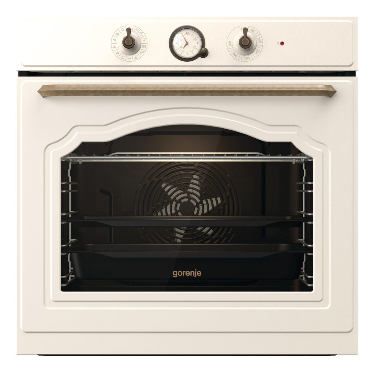 EINBAUBACKOFEN 740235  - Creme, Trend, Glas/Metall (59,5/59,5/56,4cm) - Gorenje