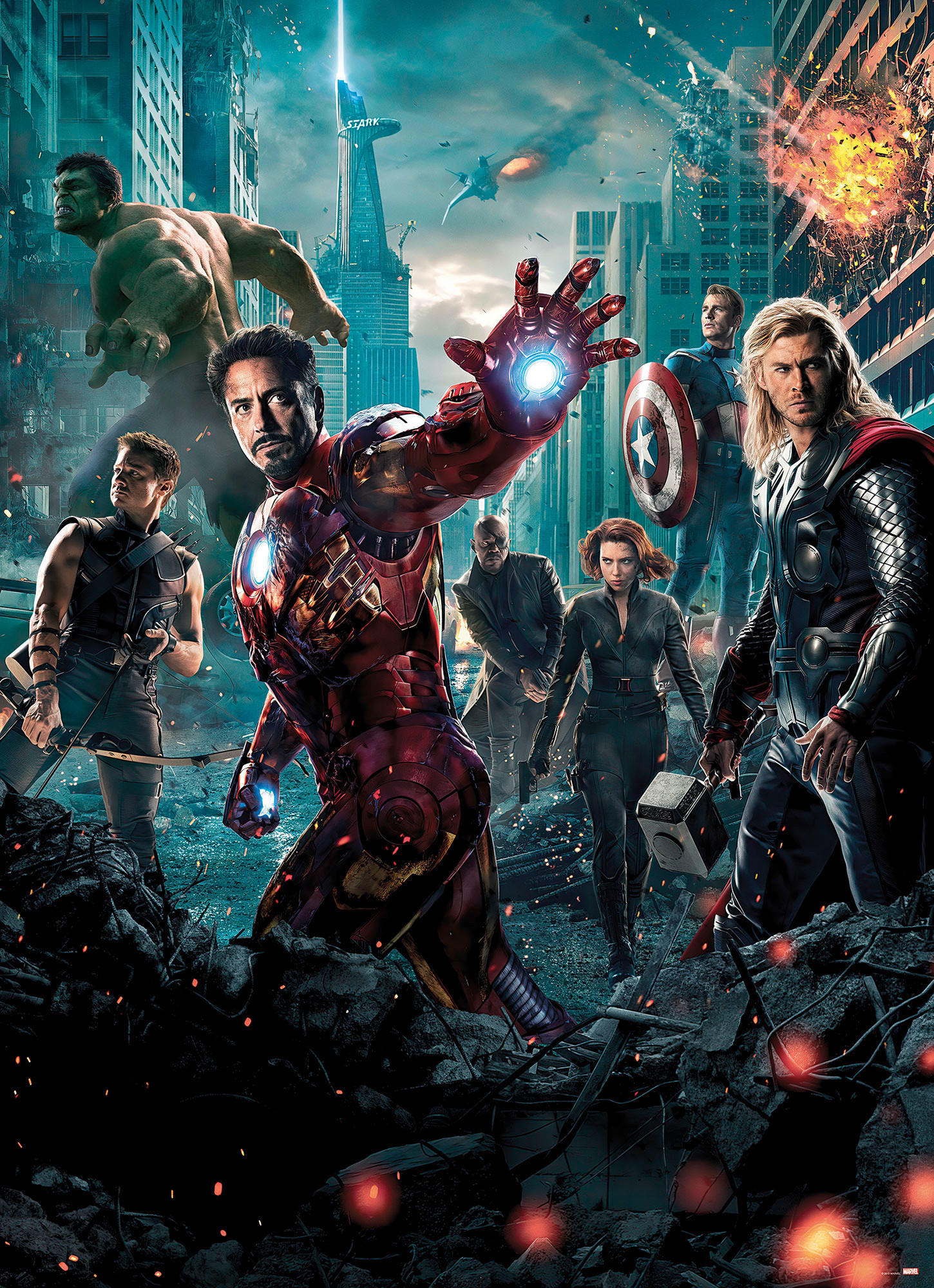FOTOTAPETE Marvel - Multicolor, Basics (184/254cm) - Xora