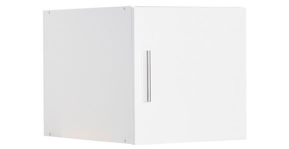 AUFSATZSCHRANK 30/40/54 cm - Chromfarben/Weiß, Design, Holzwerkstoff/Kunststoff (30/40/54cm) - Xora