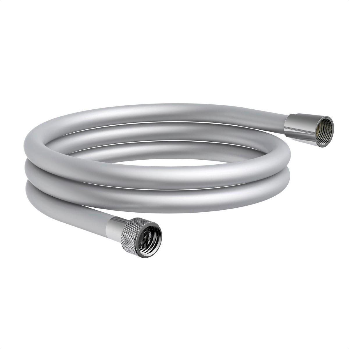 BRAUSESCHLAUCH  150 cm  - Silberfarben, Basics, Kunststoff (150cm) - Schütte