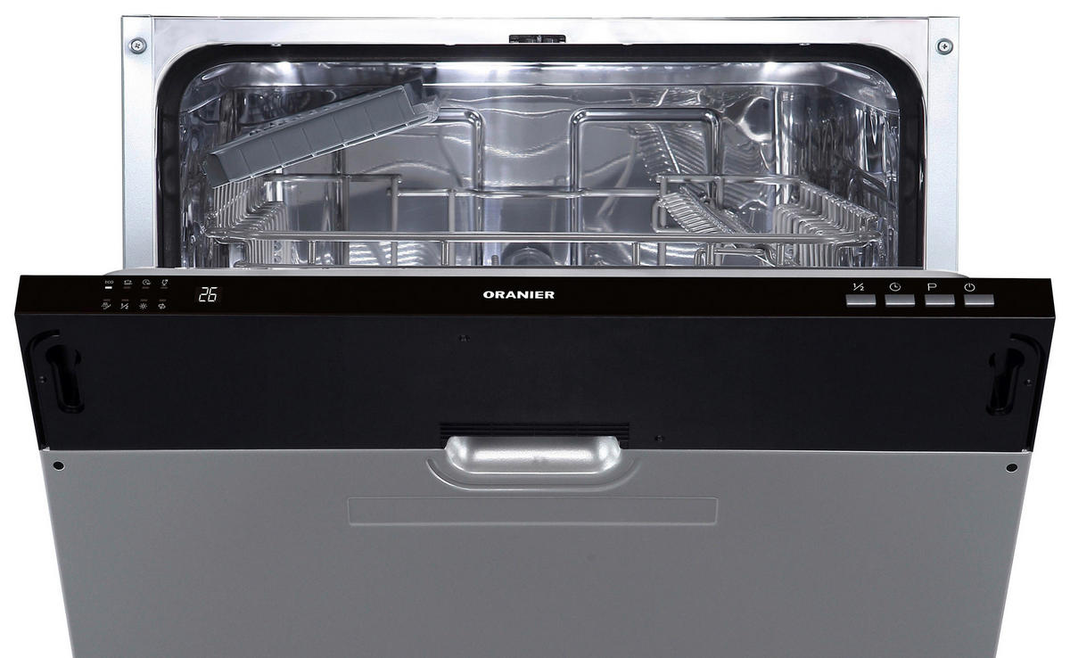 ELEKTROGERÄTESET AIP858  - Schwarz, Basics, Glas/Metall - Oranier