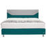 BOXSPRINGBETT 140/200 cm in Weiß, Petrol - Petrol/Alufarben, KONVENTIONELL, Kunststoff/Textil (140/200cm) - Bentley BOXSPRINGBETT 140/200 cm in Weiß, Petrol - Petrol/Alufarben, KONVENTIONELL, Kunststoff/Textil (140/200cm) - Bentley