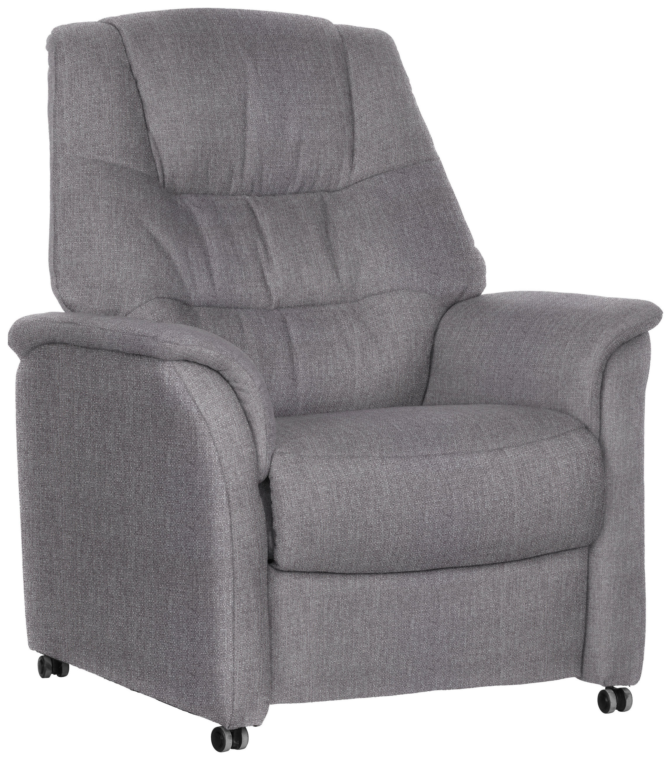 FERNSEHSESSEL Flachgewebe Dunkelgrau - Dunkelgrau, KONVENTIONELL, Textil (85/107/84cm) - Welnova