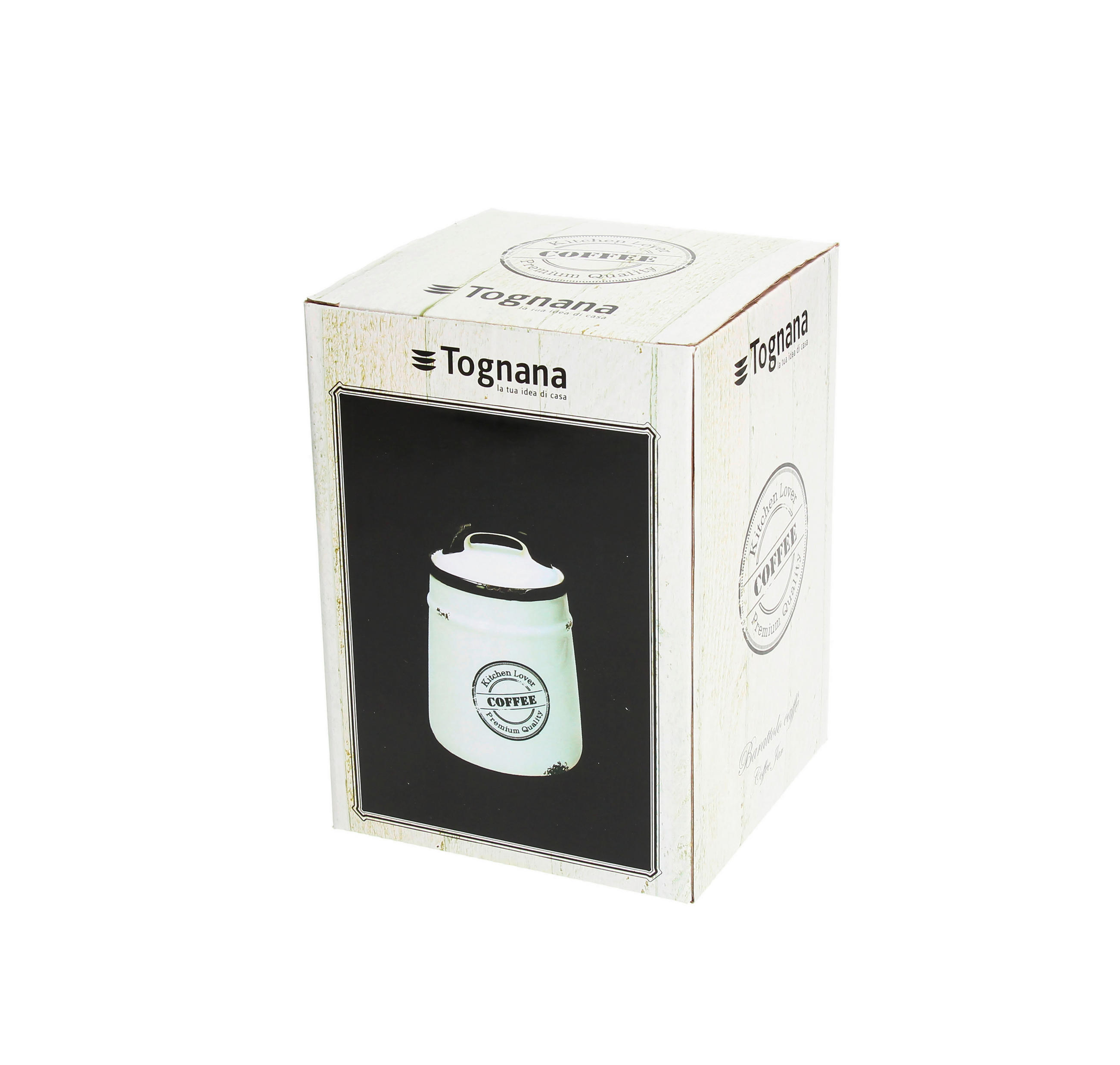 POSUDA ZA ZALIHE   DOLCE CASA URBAN CHIC  - bijela/crna, Basics, keramika (12/17.5cm) - Tognana
