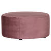 HOCKER in Textil Rosa  - Schwarz/Rosa, Design, Kunststoff/Textil (75/38/75cm) - MID.YOU