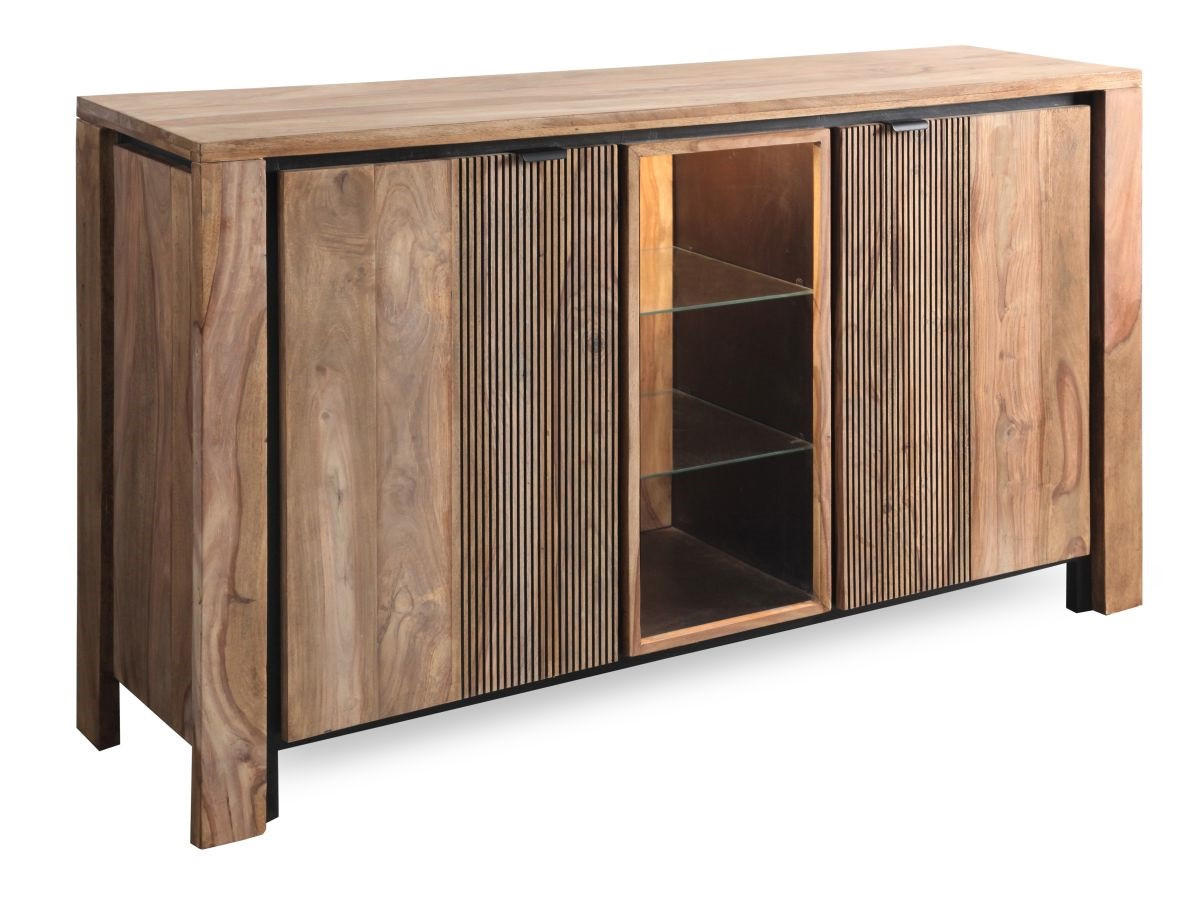 Livetastic KOMODA, indický palisander, prírodná farba, 150/85/40 cm