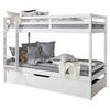 ETAGENBETT 90/200 cm Weiß  - Weiß, MODERN, Holz (90/200cm) - MID.YOU