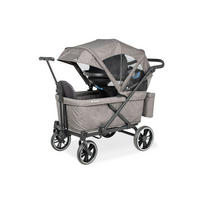 BOLLERWAGEN  CRUISER PI500   - Hellgrau, Basics, Textil/Metall (118/64/64cm) - Pinolino