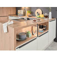 EINBAUKÜCHE   - Eichefarben/Weiß, Design, Holzwerkstoff - Dieter Knoll