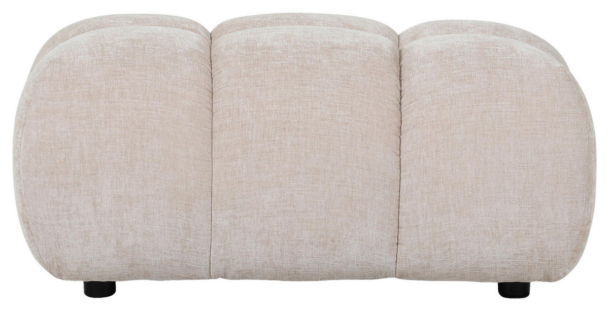 PALL i textil beige  - beige/svart, Klassisk, textil/plast (86/42/57cm) - Carryhome
