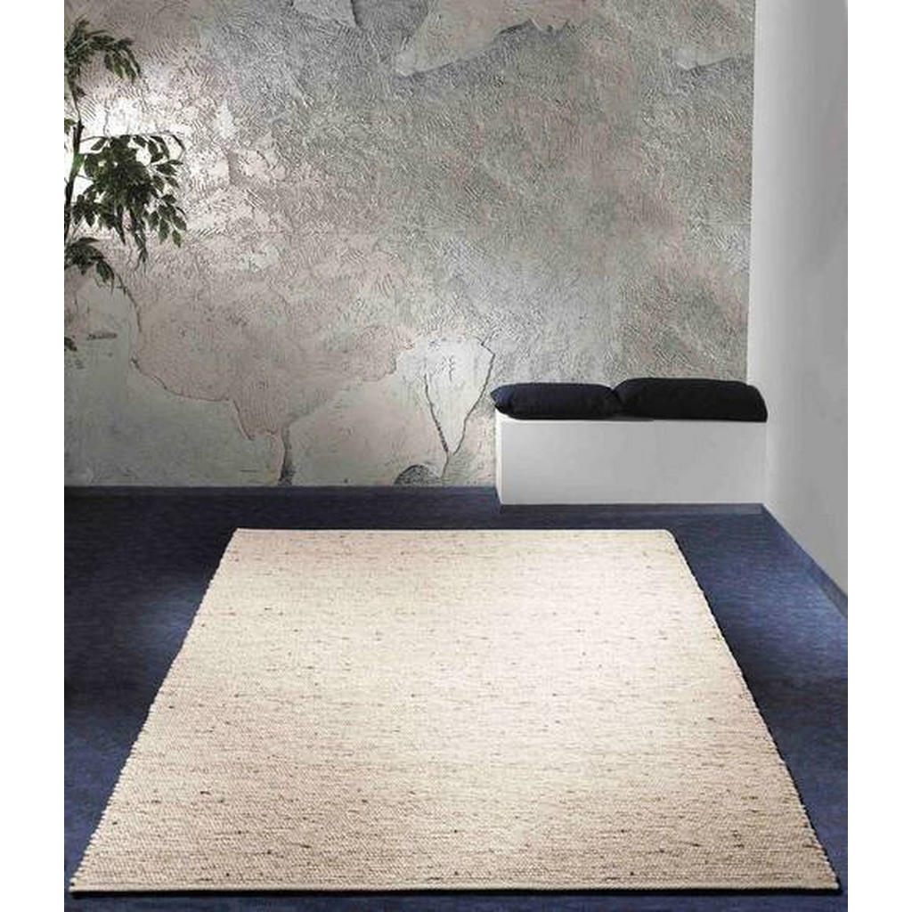 Thumbnail - Linea Natura Handwebteppich, Beige, Textil, rechteckig, 170x230 cm, für Fußbodenheizung geeignet, beidseitig verwendbar,...