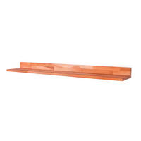 WANDBOARD in 120/8/20 cm Eichefarben  - Eichefarben, Basics, Holz (120/8/20cm)