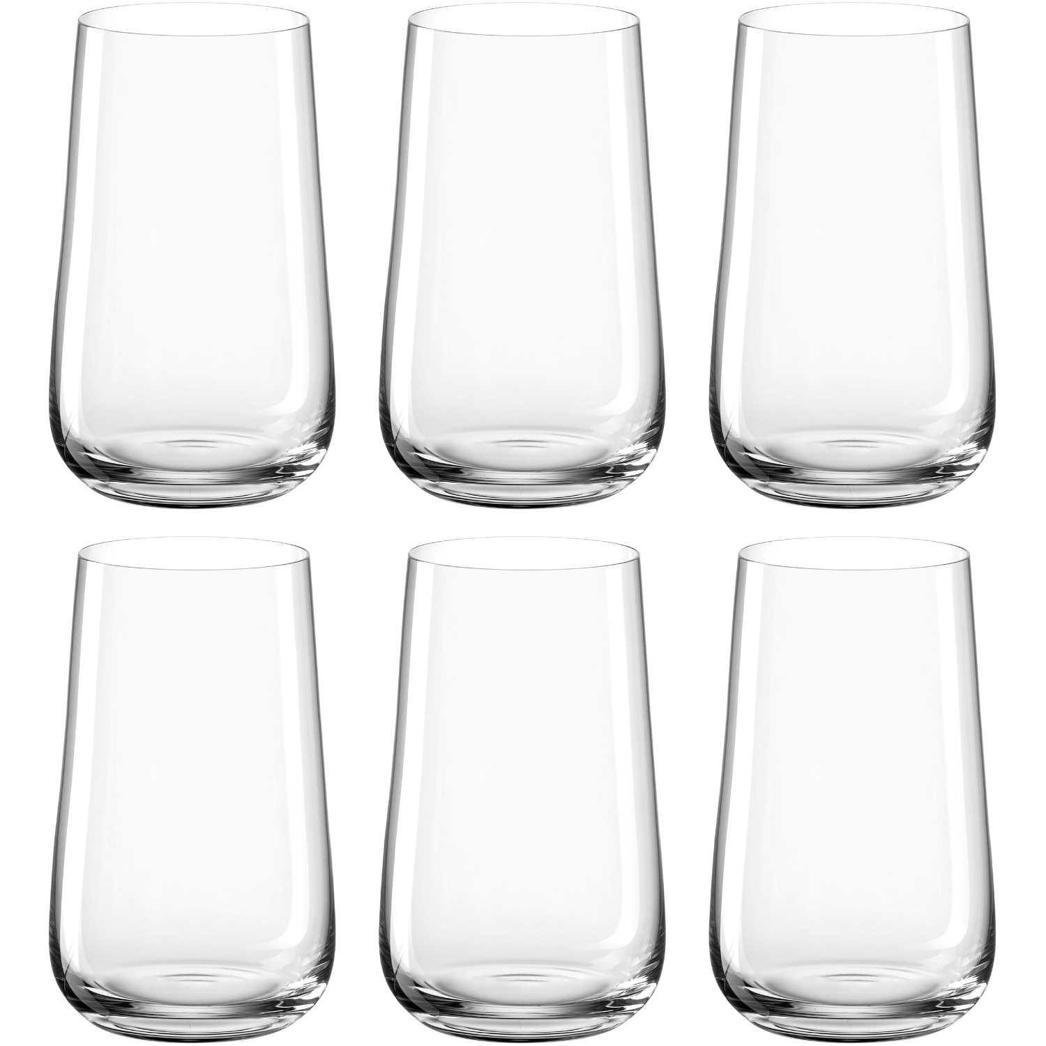 GLÄSERSET Brunelli 6-teilig  - Klar, LIFESTYLE, Glas (530ml) - Leonardo