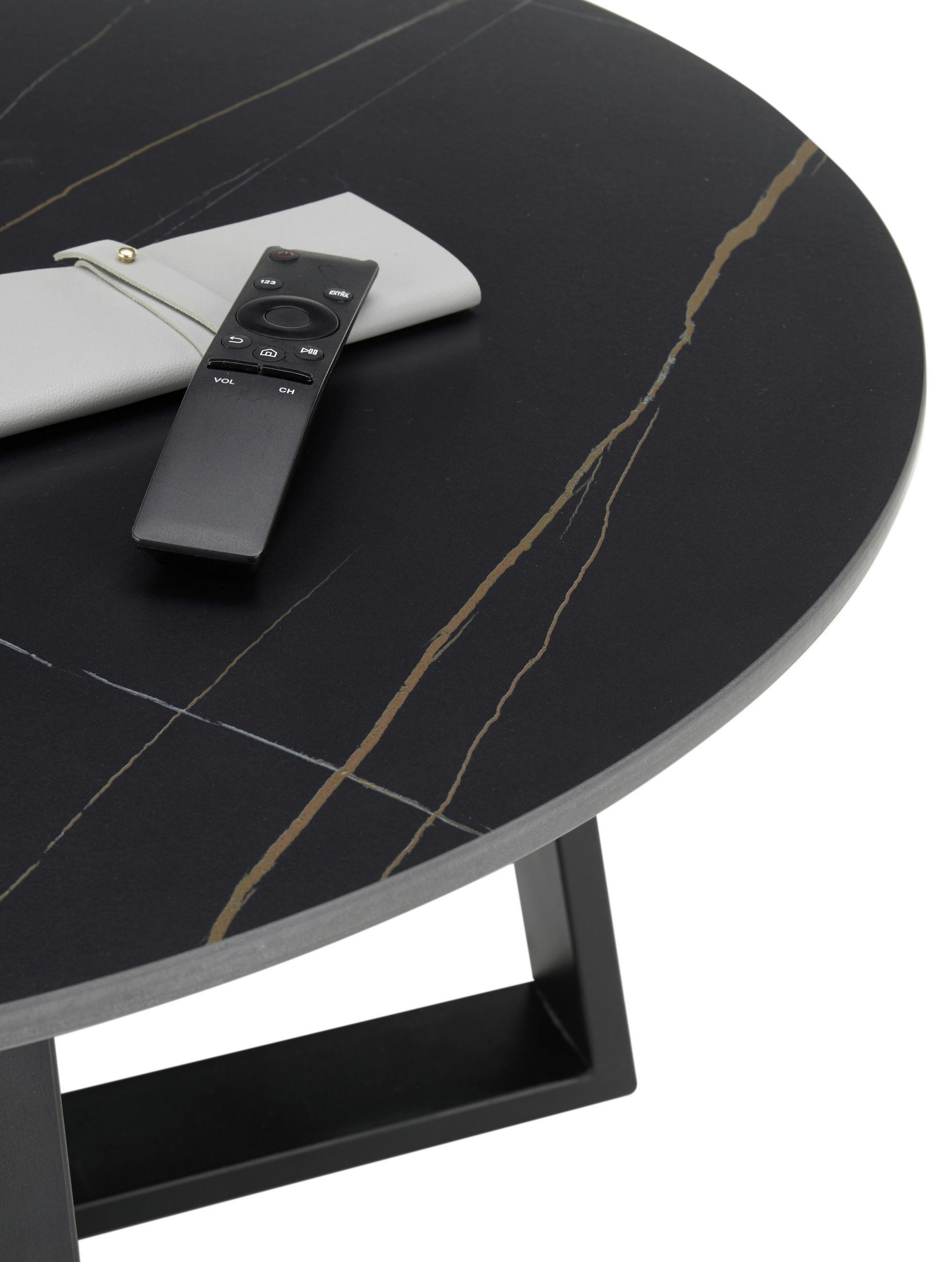 KLUB STOČIĆ  crna  - crna, Konvencionalno, metal/keramika (80/80/45cm) - Modante