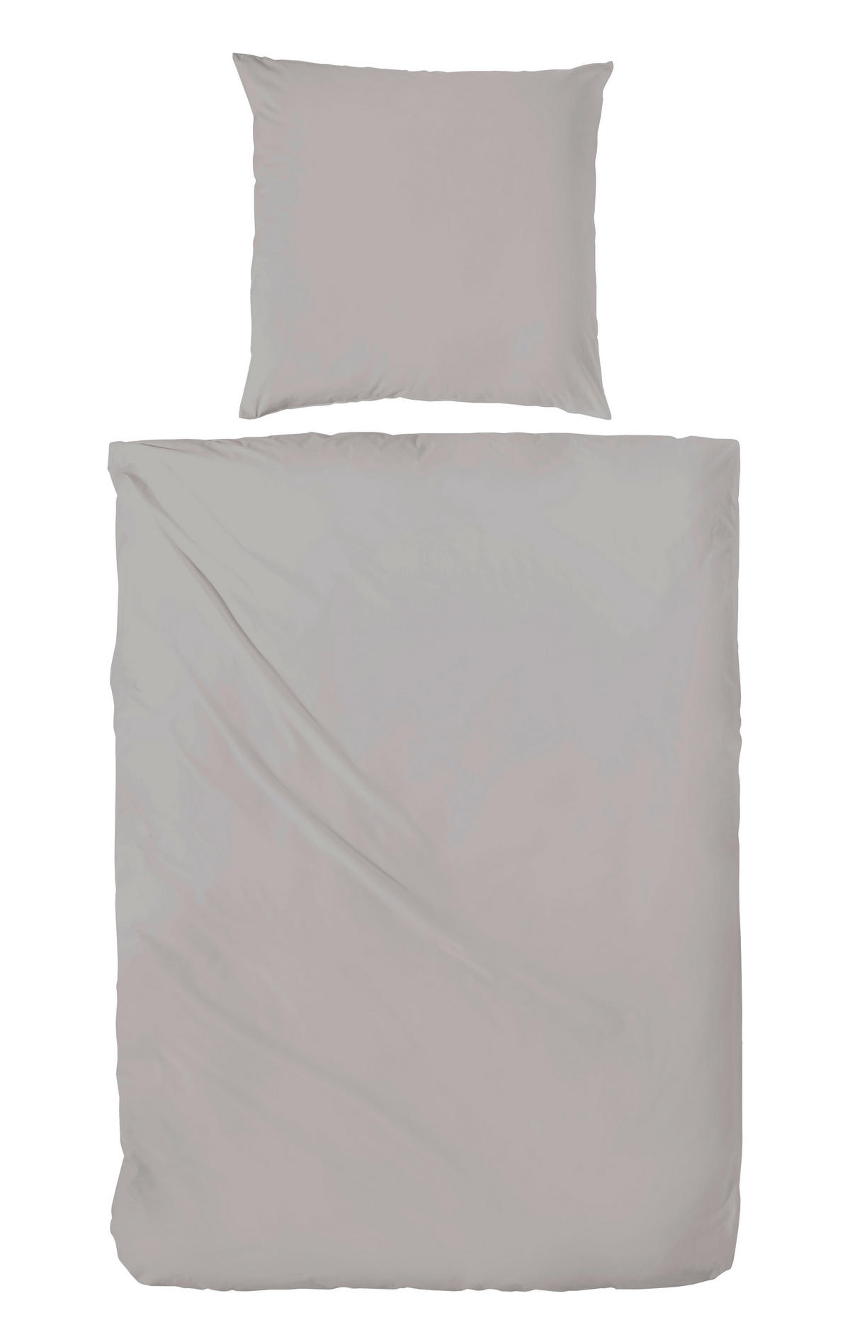 BETTWÄSCHE Renforcé 200/200 cm  - Grau, Basics, Textil (200/200cm)