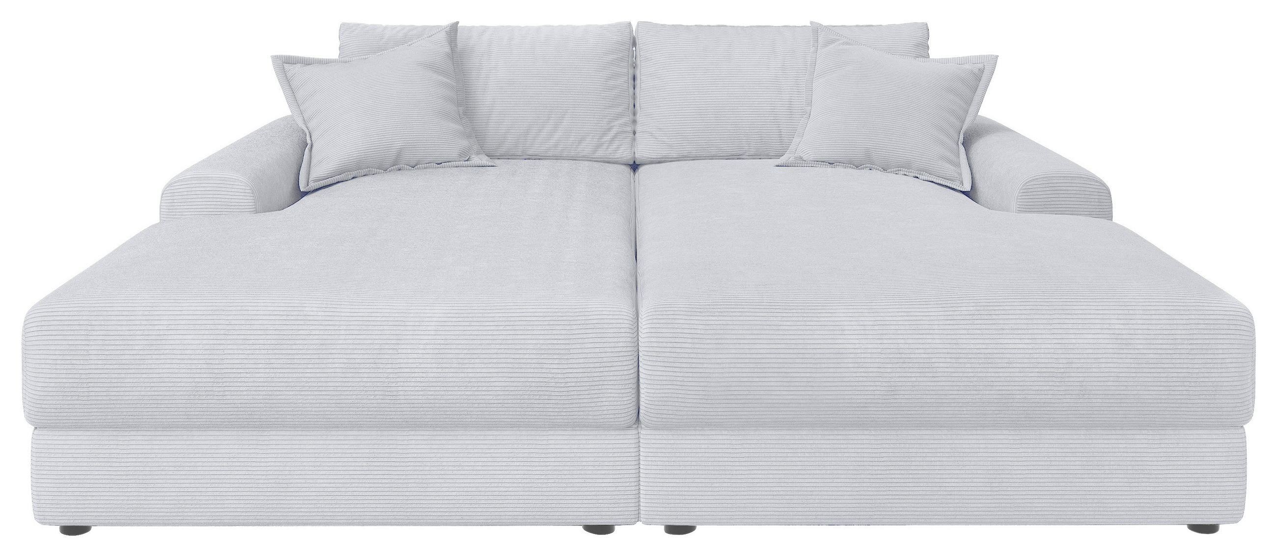 Carryhome Bigsofa Hellgrau 234x93x190 cm