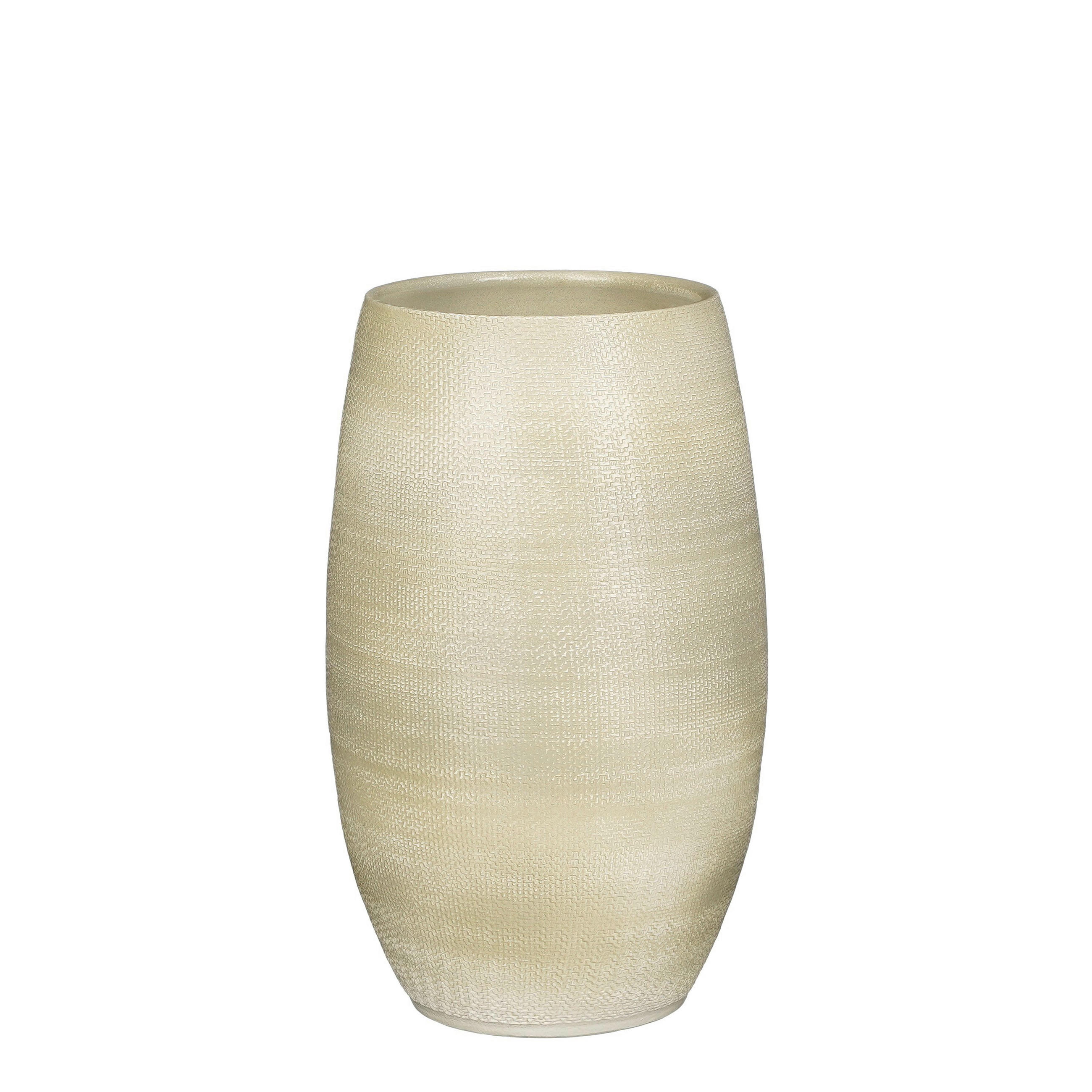 VÁZA, keramika, 50 cm - bílá, Basics, keramika (30/30/50cm)