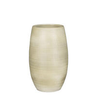 VÁZA, keramika, 50 cm - bílá, Basics, keramika (30/30/50cm)
