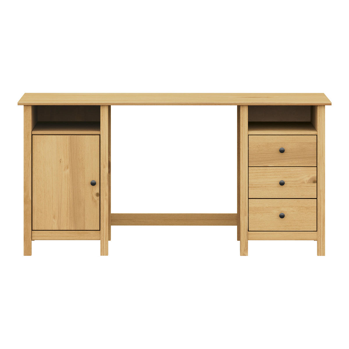 SCHREIBTISCH 150/54/74 cm Naturfarben, Honig  - Naturfarben/Honig, Basics, Holz (150/54/74cm) - Livetastic