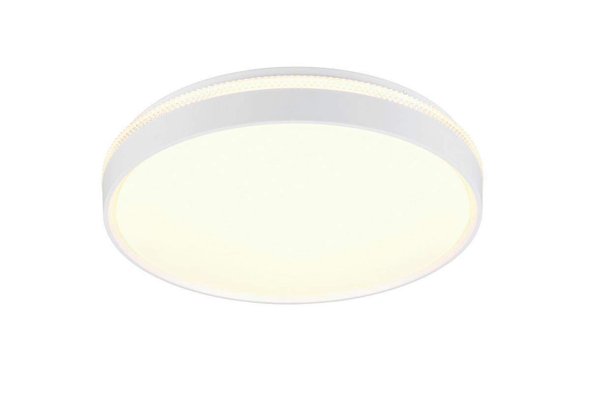 LED-DECKENLEUCHTE   47,5 cm   - Weiss, Basics, Kunststoff (47,5cm)