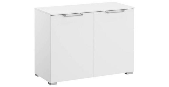 KOMMODE in 80/61/42 cm - Silberfarben/Alufarben, Design, Holzwerkstoff/Kunststoff (80/61/42cm) - Novel