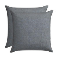 ZIERKISSENSET in Dunkelblau Uni 48/48 cm  - Dunkelblau, Basics, Textil (48/48cm)