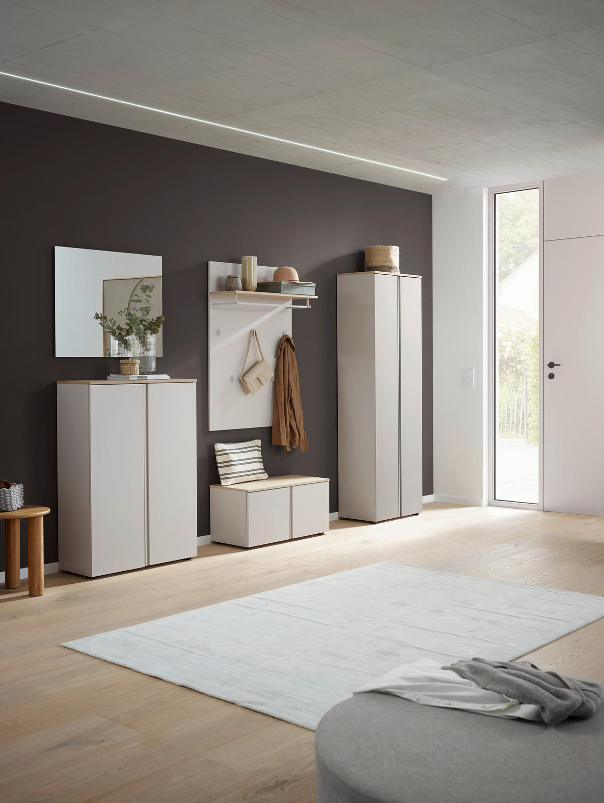 SCHUHSCHRANK 79/113,2/34 cm  - Kaschmir/Eichefarben, Design, Holzwerkstoff/Kunststoff (79/113,2/34cm) - Voleo