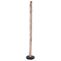 LED SVJETILJKA PODNA Felicitas  - prirodne boje/prozirno, Natur, drvo/metal (23/151cm) - Globo