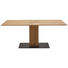 ESSTISCH in Holz, Metall 160/95/77 cm - Eichefarben/Schwarz, MODERN, Holz/Metall (160/95/77cm) - Valnatura ESSTISCH in Holz, Metall 160/95/77 cm - Eichefarben/Schwarz, MODERN, Holz/Metall (160/95/77cm) - Valnatura