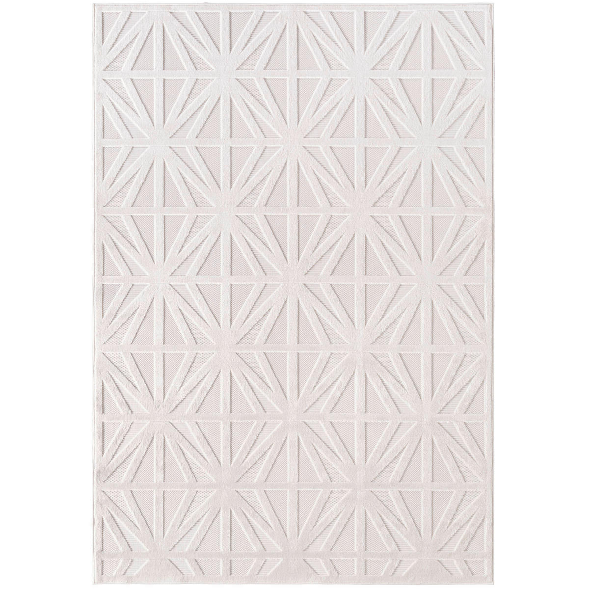 FLACHWEBETEPPICH 120/170 cm Doha Creme  - Creme, Design, Textil (120/170cm)