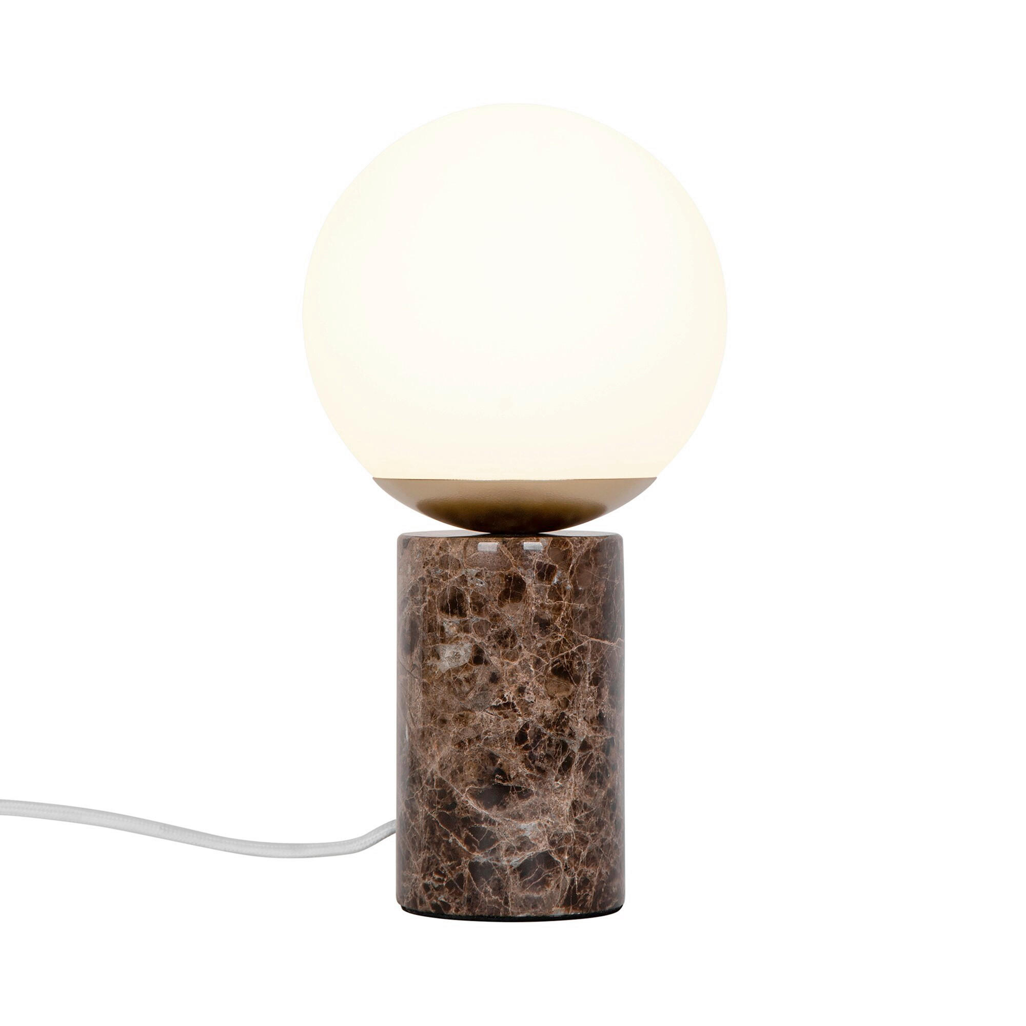 TISCHLEUCHTE 15/28,5 cm   - Beige/Cappuccino, LIFESTYLE, Naturmaterialien/Metall (15/28,5cm) - Nordlux