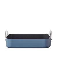 Ugnsgryta   - stålfärgad/pastellblå, Design, metall (26,74/7,6/35,5cm) - Tareq Taylor